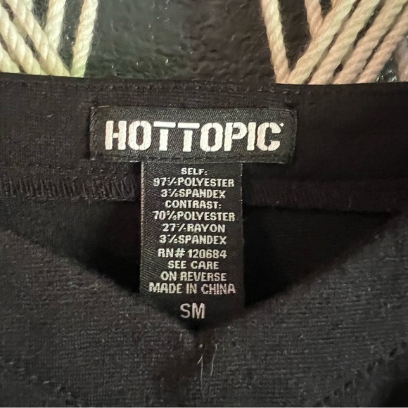 Hot Topic Dress Raven & Branch Mini Fit & Flare Size Small Gothic Whimsigoth - Picture 5 of 5